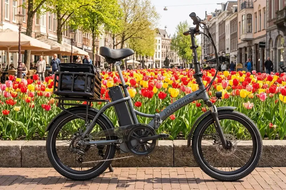 JOBOBIKE Sam – sammenleggbar elektrisk bysykkel - hydrauliske bremser
