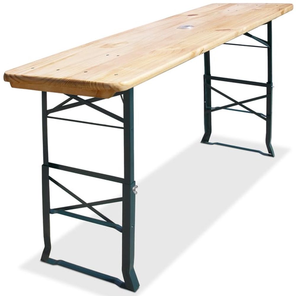 Ølbord 170x50x75-105cm høydejusterbart