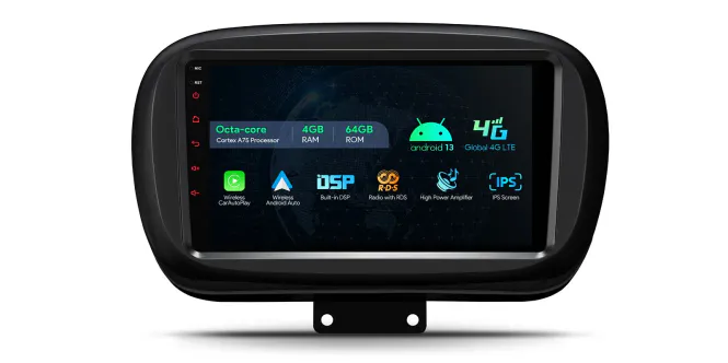 Hovedbilde Fiat 500X Android Octa Core DAB+ bilstereo 9