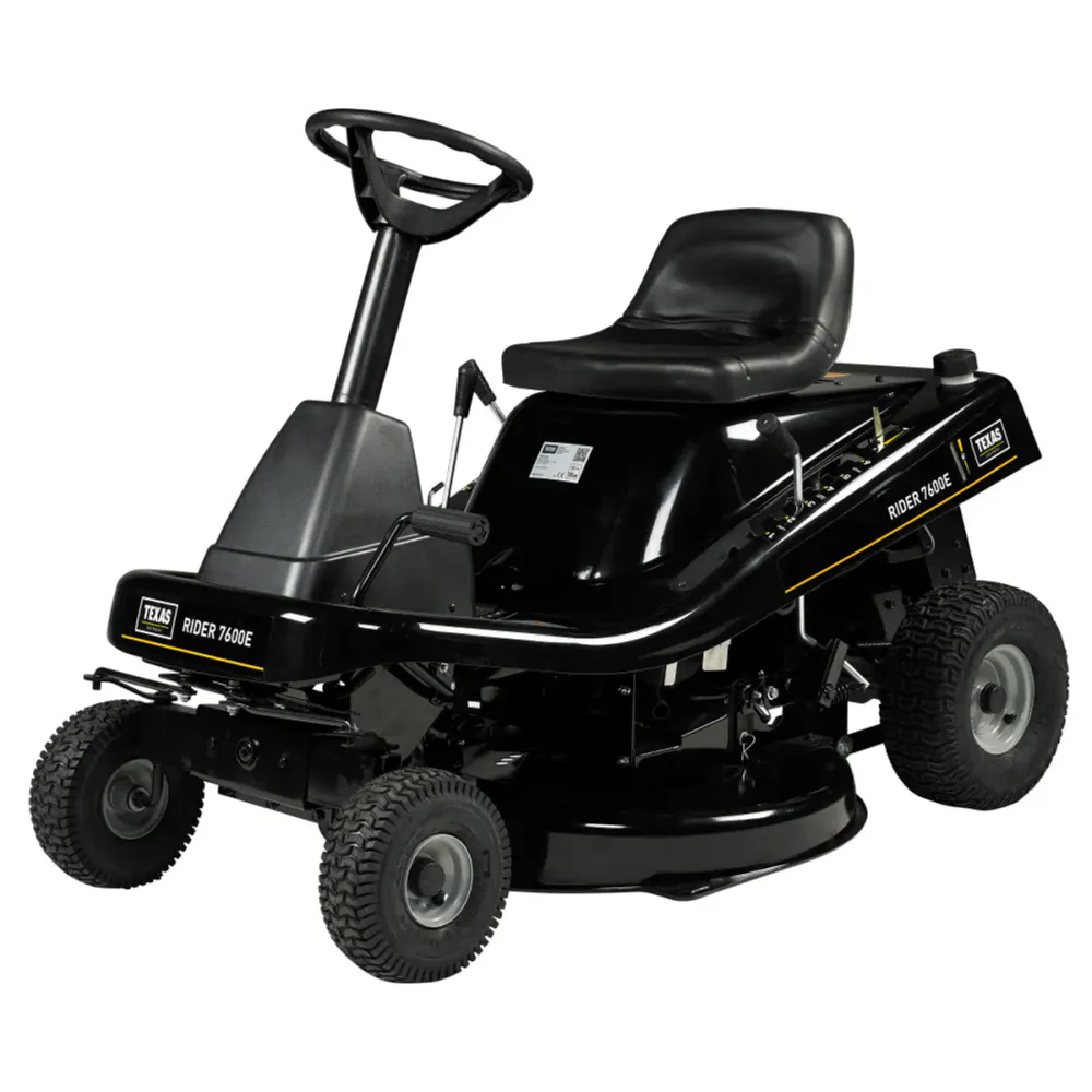 Texas plentraktor Rider 7600E 3i1 klippebredde 76 cm m/ oppsamler 90063120