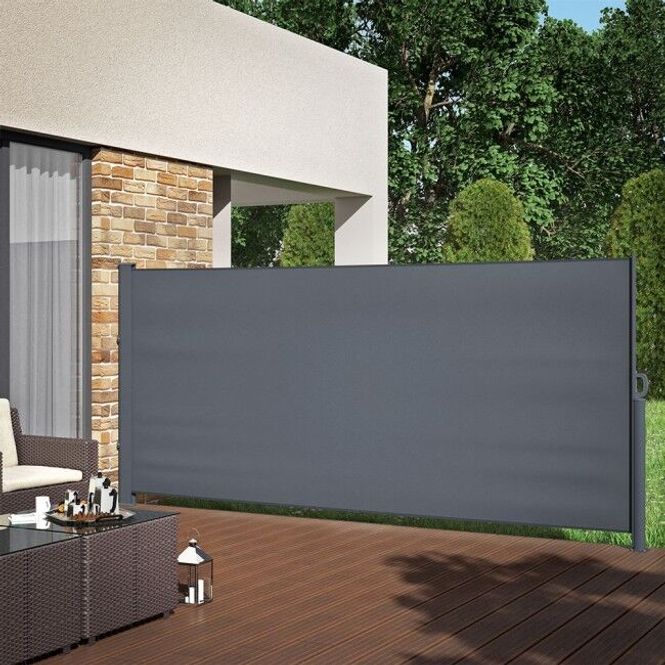 Hovedbilde Sidemarkise Hvaler - 350x180 cm - Grå