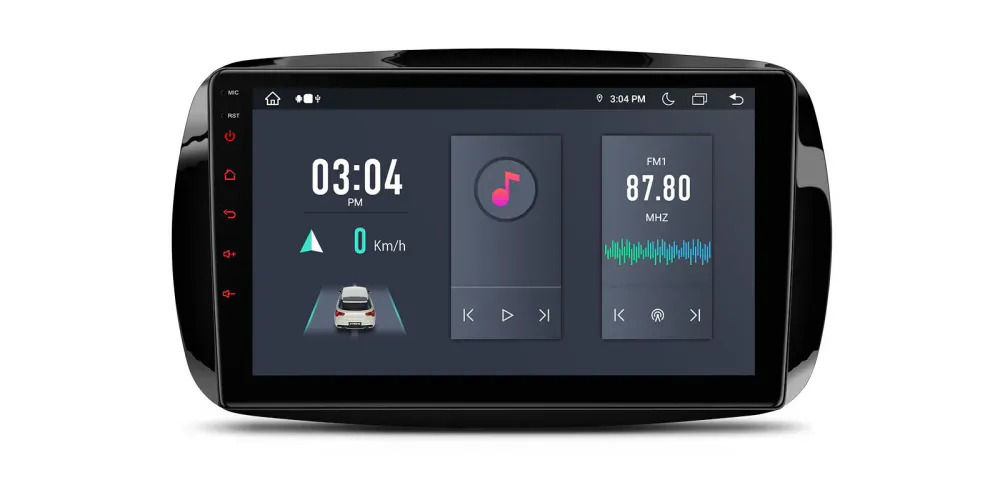 Android DAB+ bilstereo Smart Fortwo 9