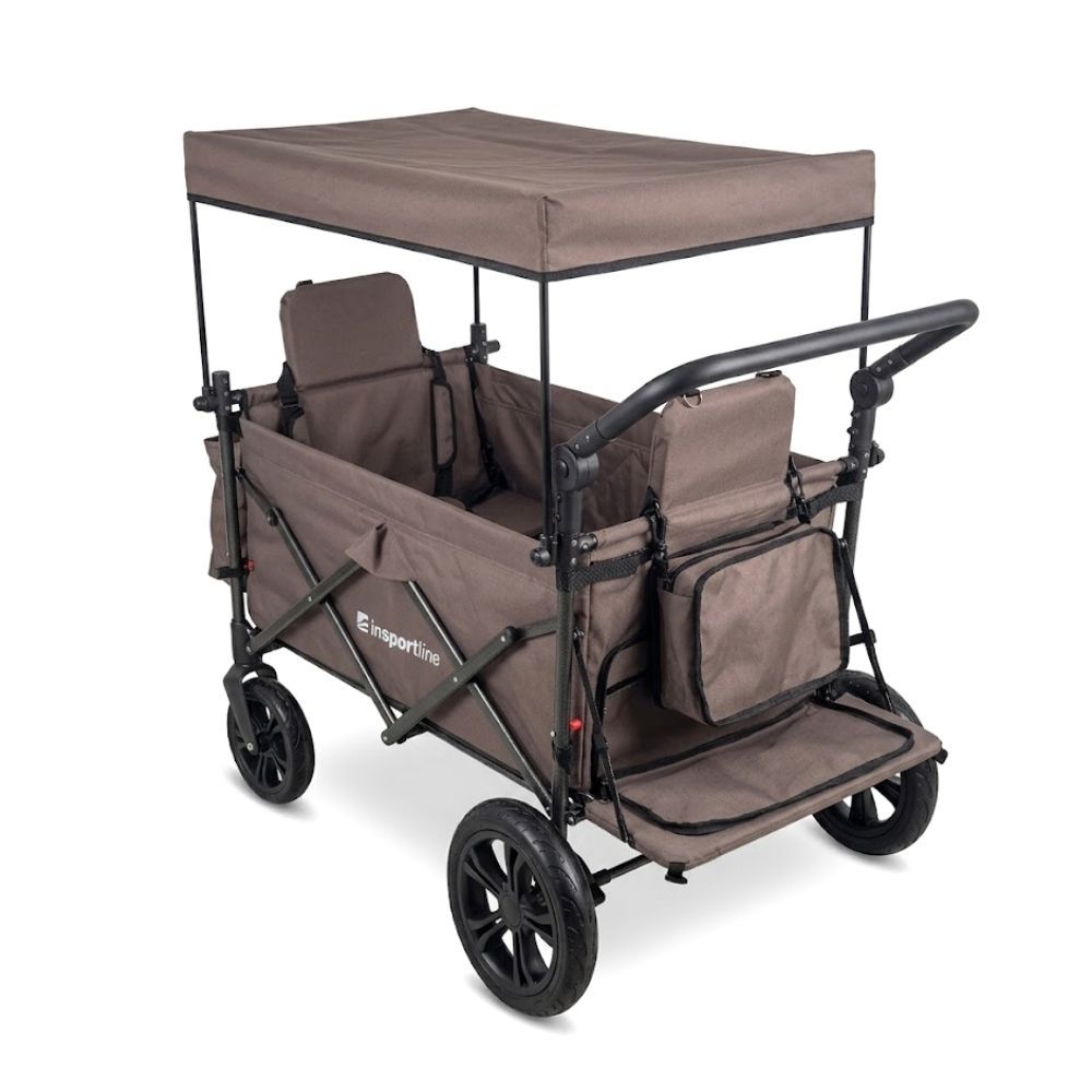 Sammenleggbar transportvogn for barn 120 kg – inSPORTline StrollKidz