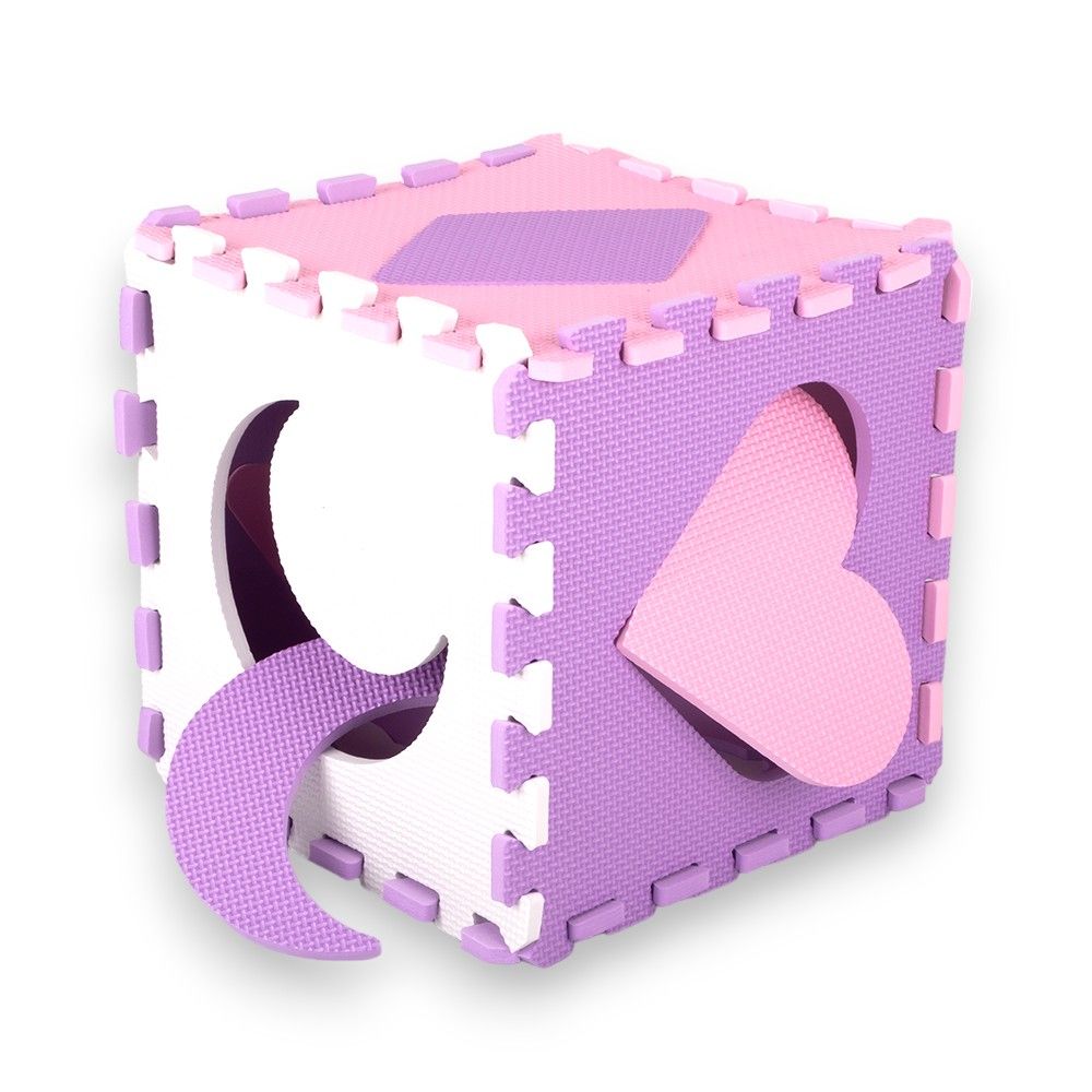 Foam Puzzle lekematte inSPORTline Burgino - rosa