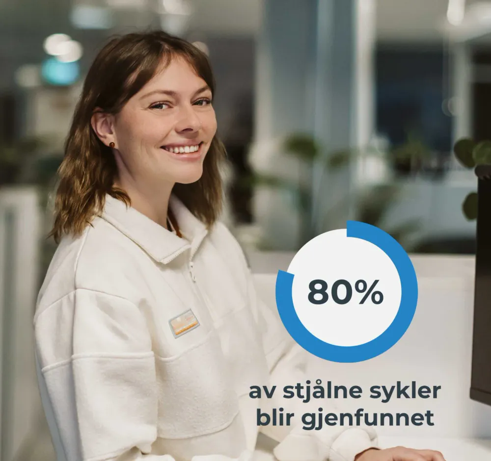 BikeFinder Gen 2 sykkeltracker med GPS og forsikring