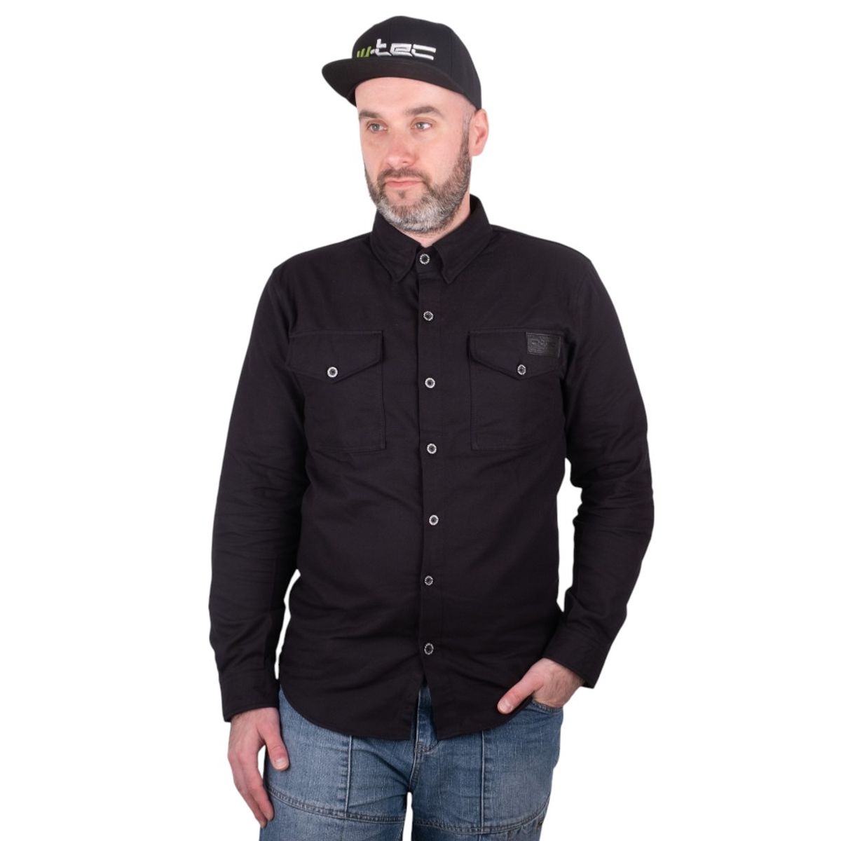 Skjorte W-TEC Black Heart Remorse Herre