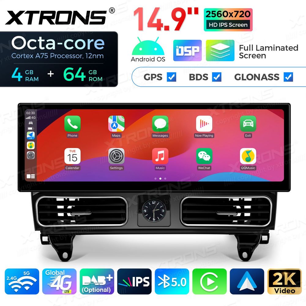 Mercedes-Benz W166 - X166 Android DAB+ Stereo | 14.9