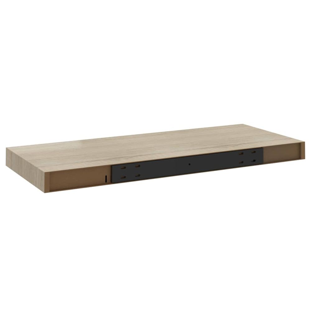Flytende vegghylle eik 60x23,5x3,8 cm