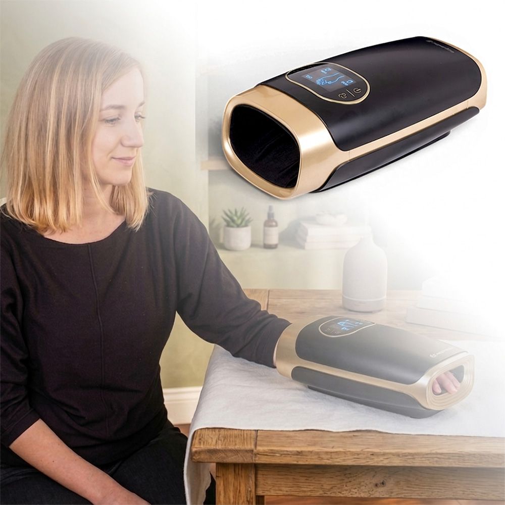 Håndmassasjeapparat med LCD-display - inSPORTline Evenaro