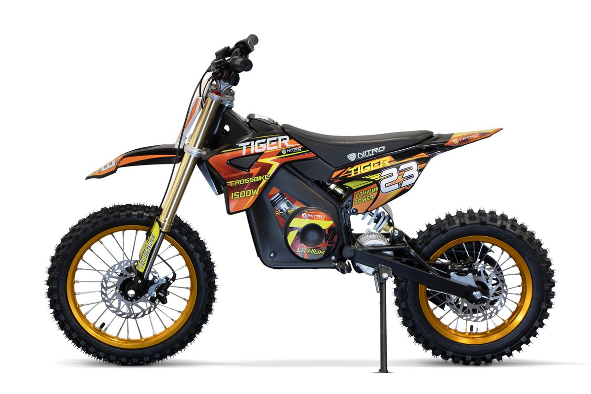 Tiger Eco 1500W el-dirtbike lithium 14/12