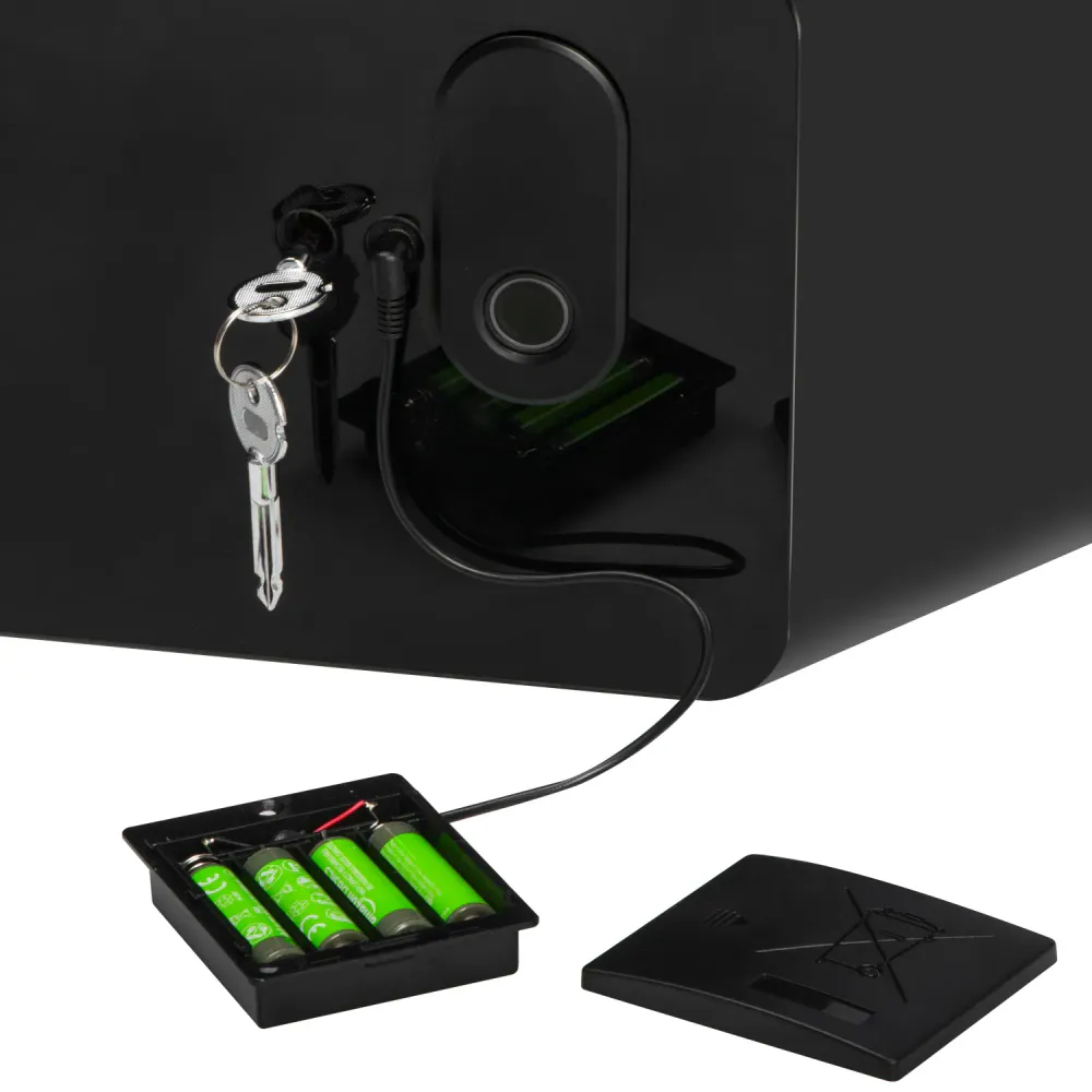 Elektronisk safe med fingeravtrykk - 17 liter