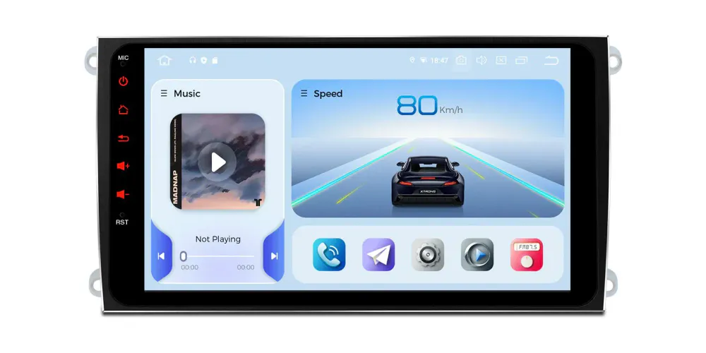 Android 14 bilstereo Porsche Cayenne 2003–2010 9