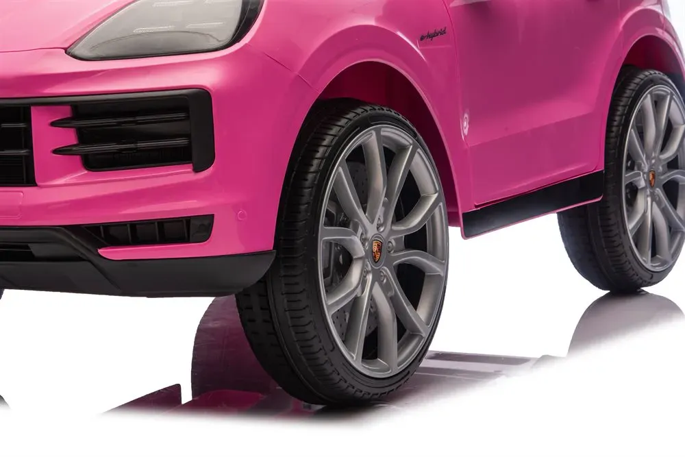 Porsche Cayenne barnebil med gummihjul - fargevalg