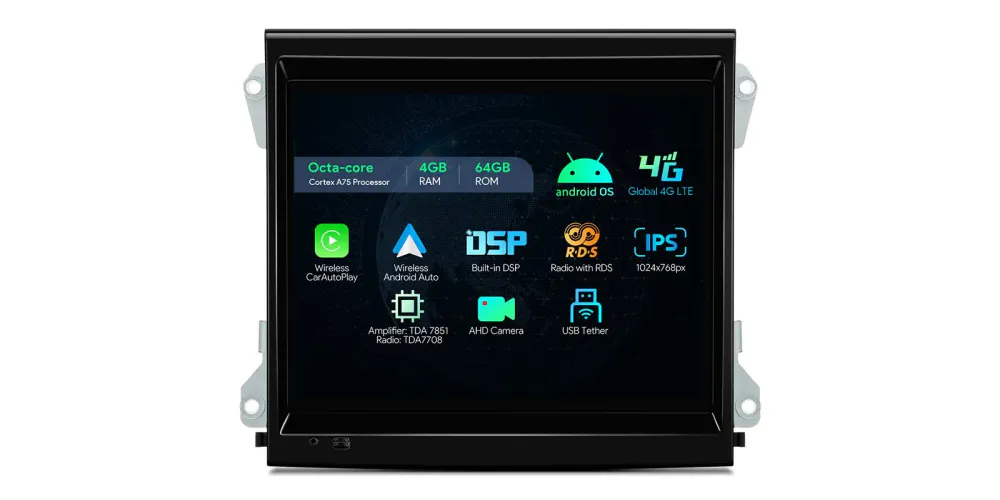 Porsche Cayenne Android 14 Bilradio | DAB+ | 4GB+64GB