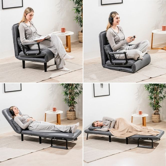 Hovedbilde 4-i-1 Konvertibel Sovesofa/stol - Softfa