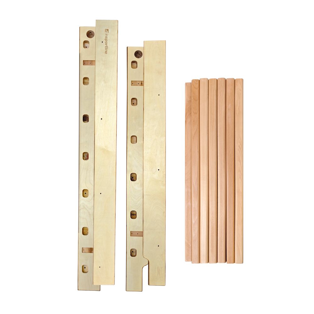 Ribbevegg i tre 220 × 80 cm - inSPORTline Dualmar