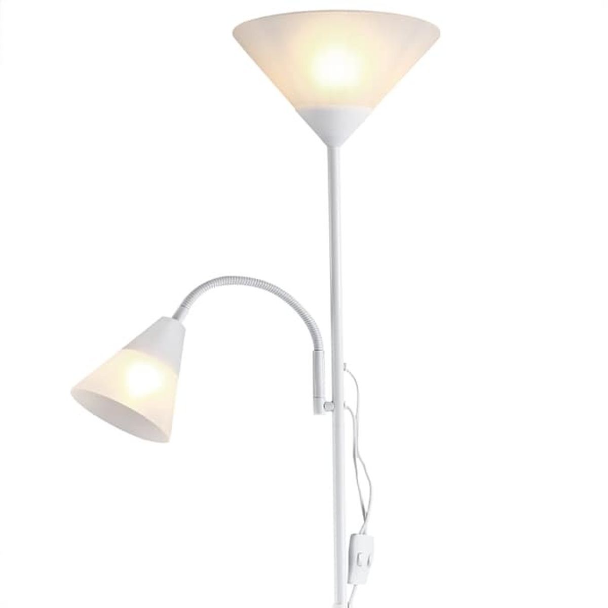 Gulvlampe Alissa - hvit