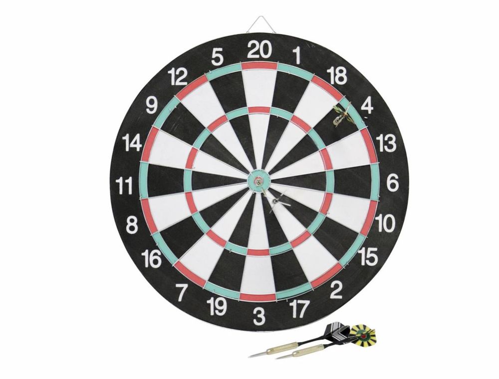 Play>it® dartskive med 6 piler Ø41×1,1 cm