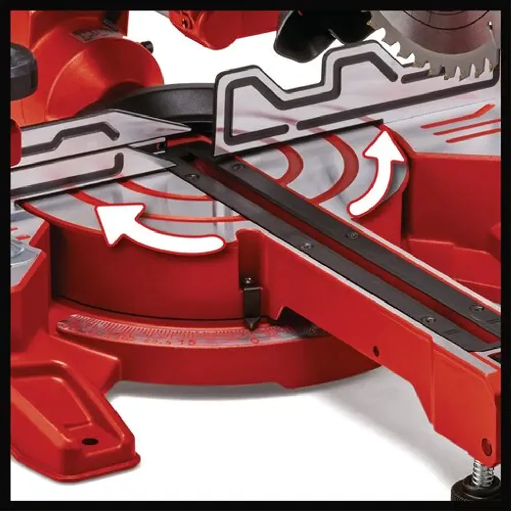 Einhell kapp-/gjæringssag med uttrekk TC-SM 254
