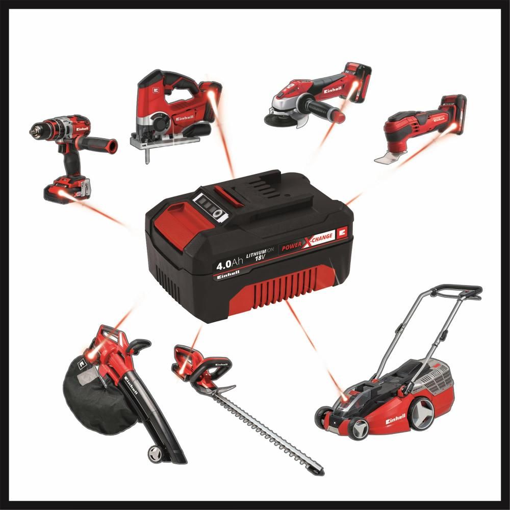 Einhell Håndlykt 2500 lumen LED Power X-Change