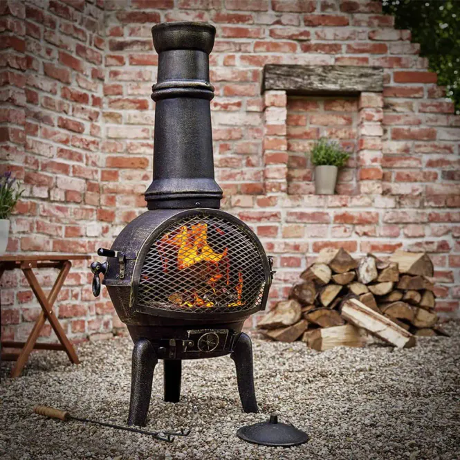 Hovedbilde Utepeis i smijern - Chimenea 112x44 cm