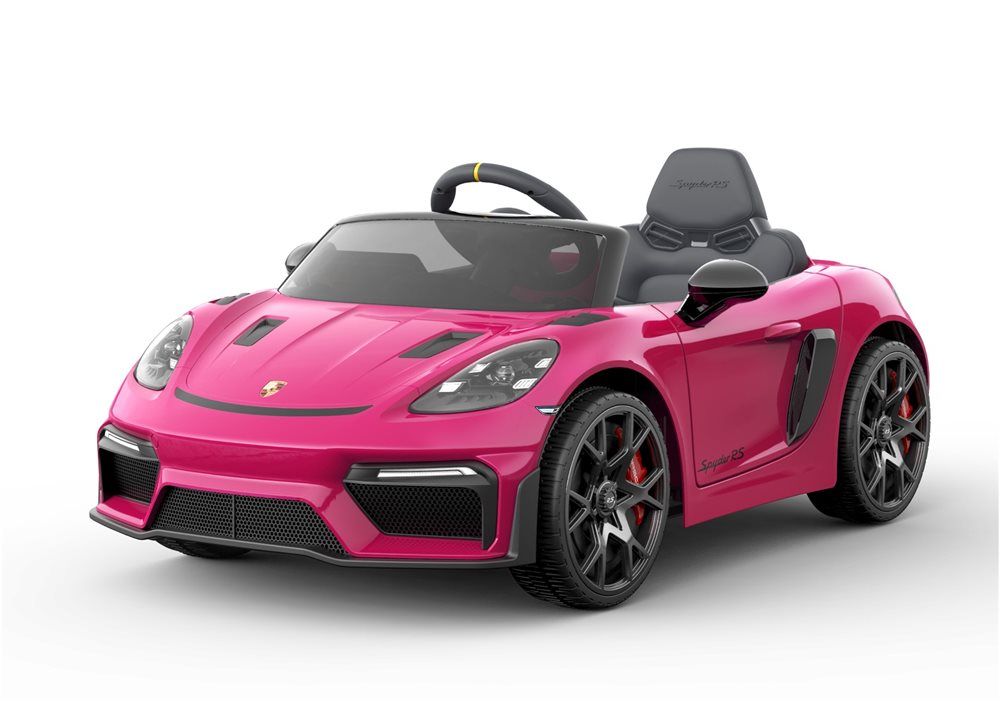 B-vare - Porsche Spyder 718 RS - elbil barn - gummidekk