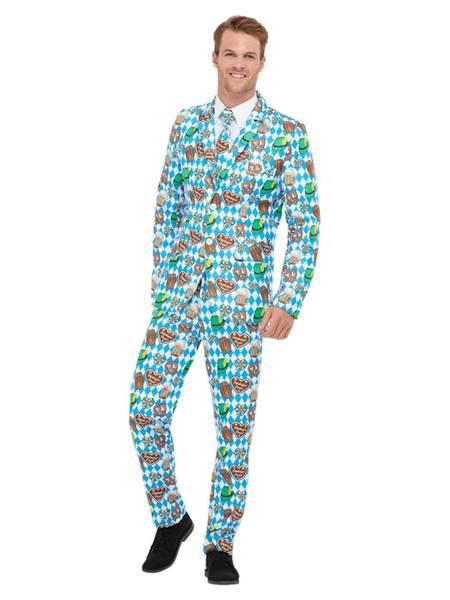 Oktoberfest dress kostyme - blå