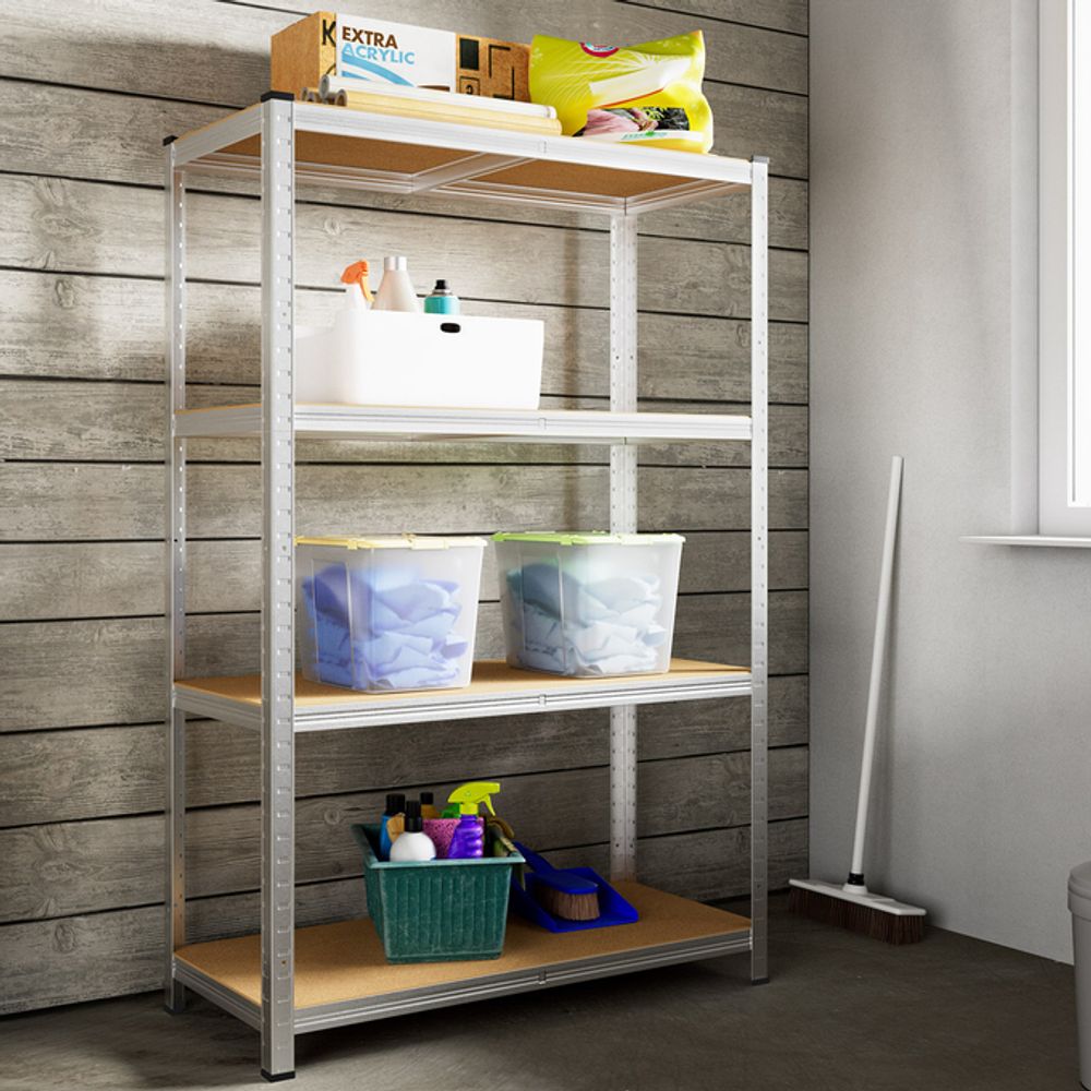 Kraftige hyller 170x75x30 cm galvanisert