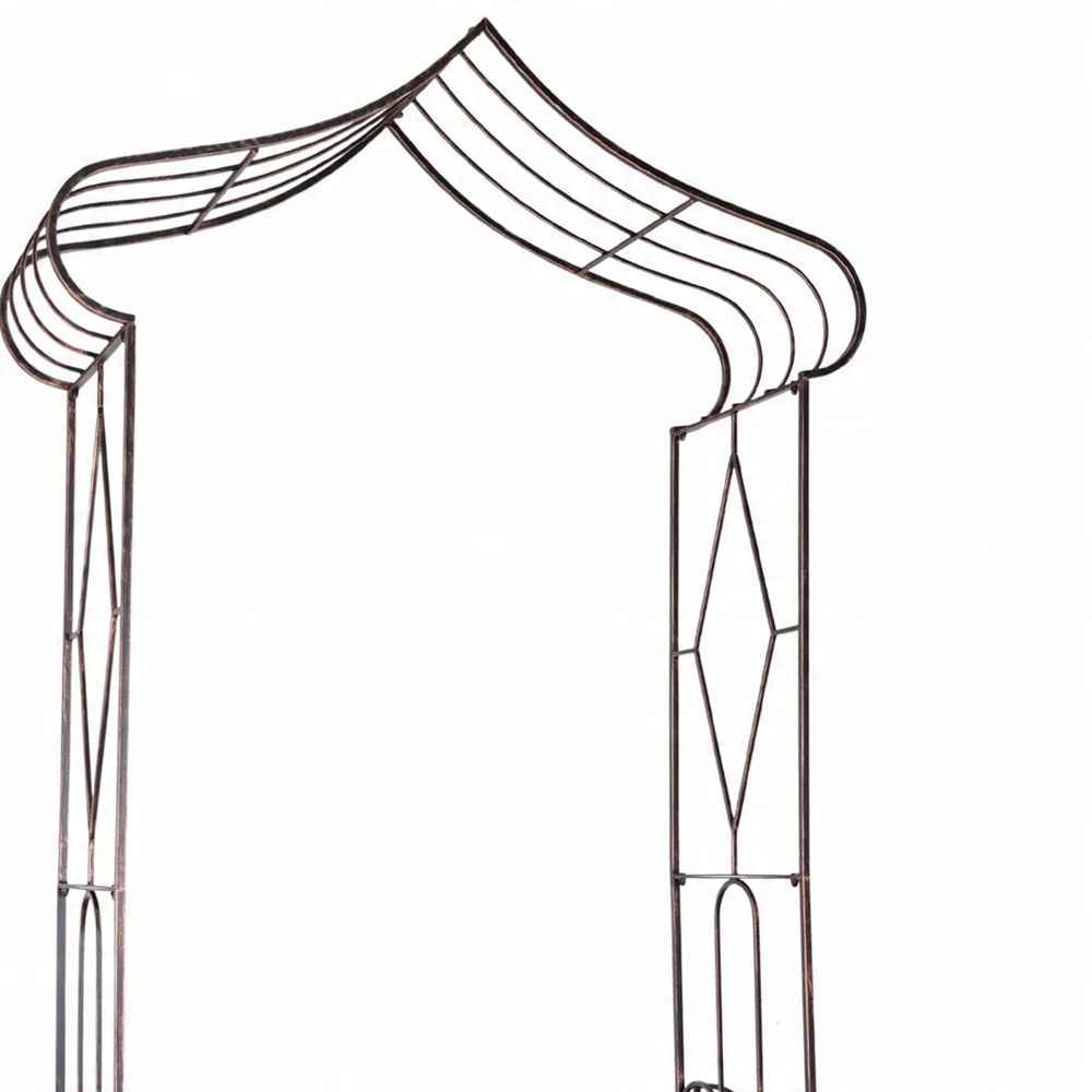 Hagepergola - 173 x 51 x 260 cm antikk bronse