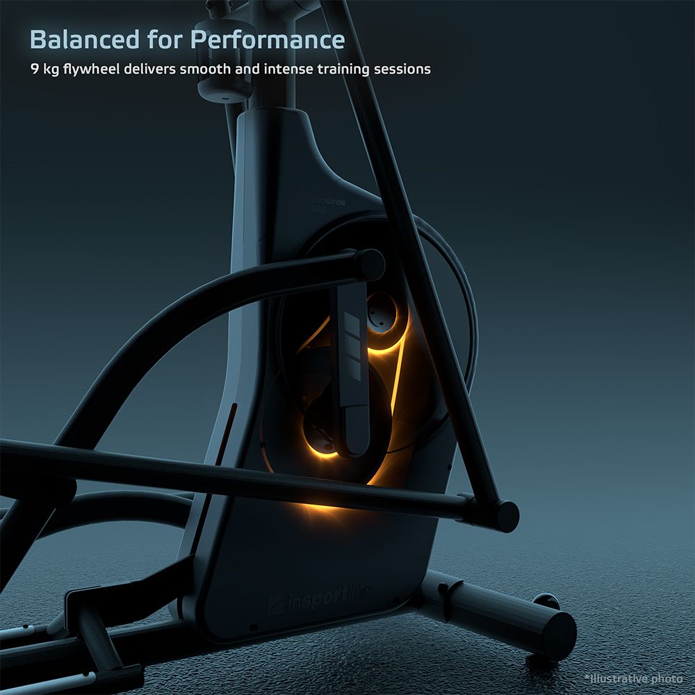 inSPORTline ZenStride 600 ellipsemaskin med appstyring