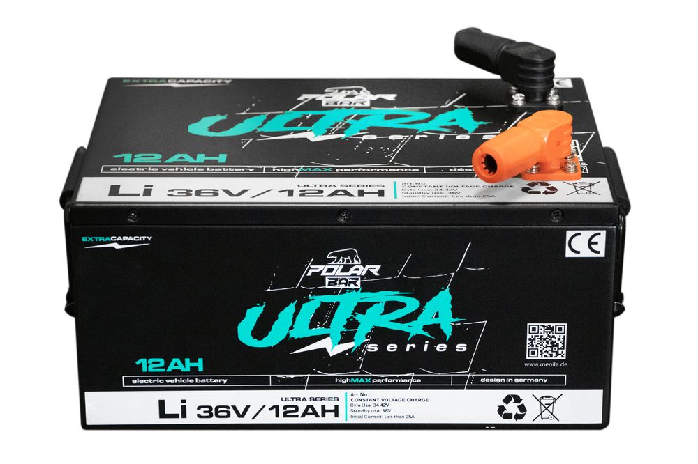 Polar Bär 36V 12Ah LiFePO4 Batteri med BMS og App