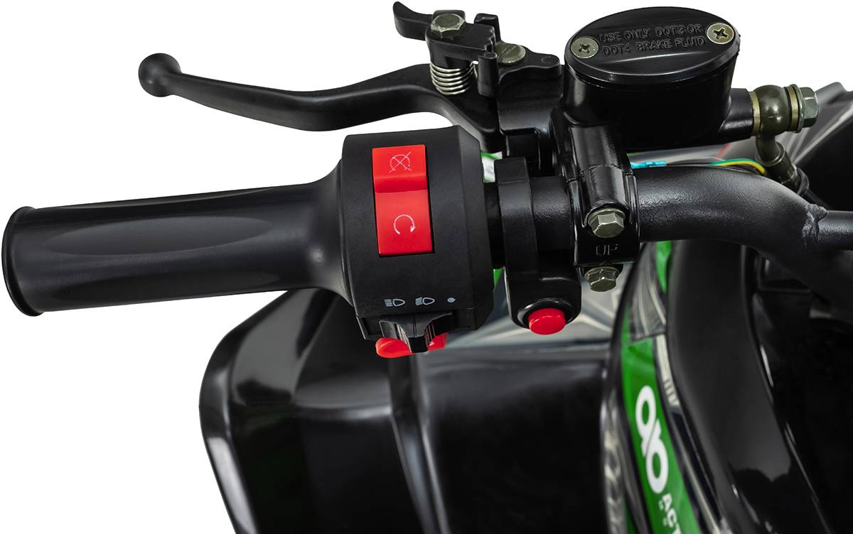 Midi Quad S-10 Elektrisk 1000W Grønn og Sort