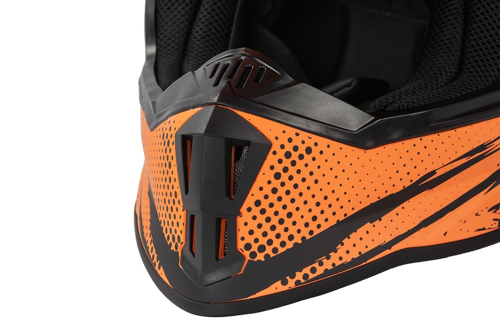 Kimo BRO V2 barn crosshjelm oransje ECE
