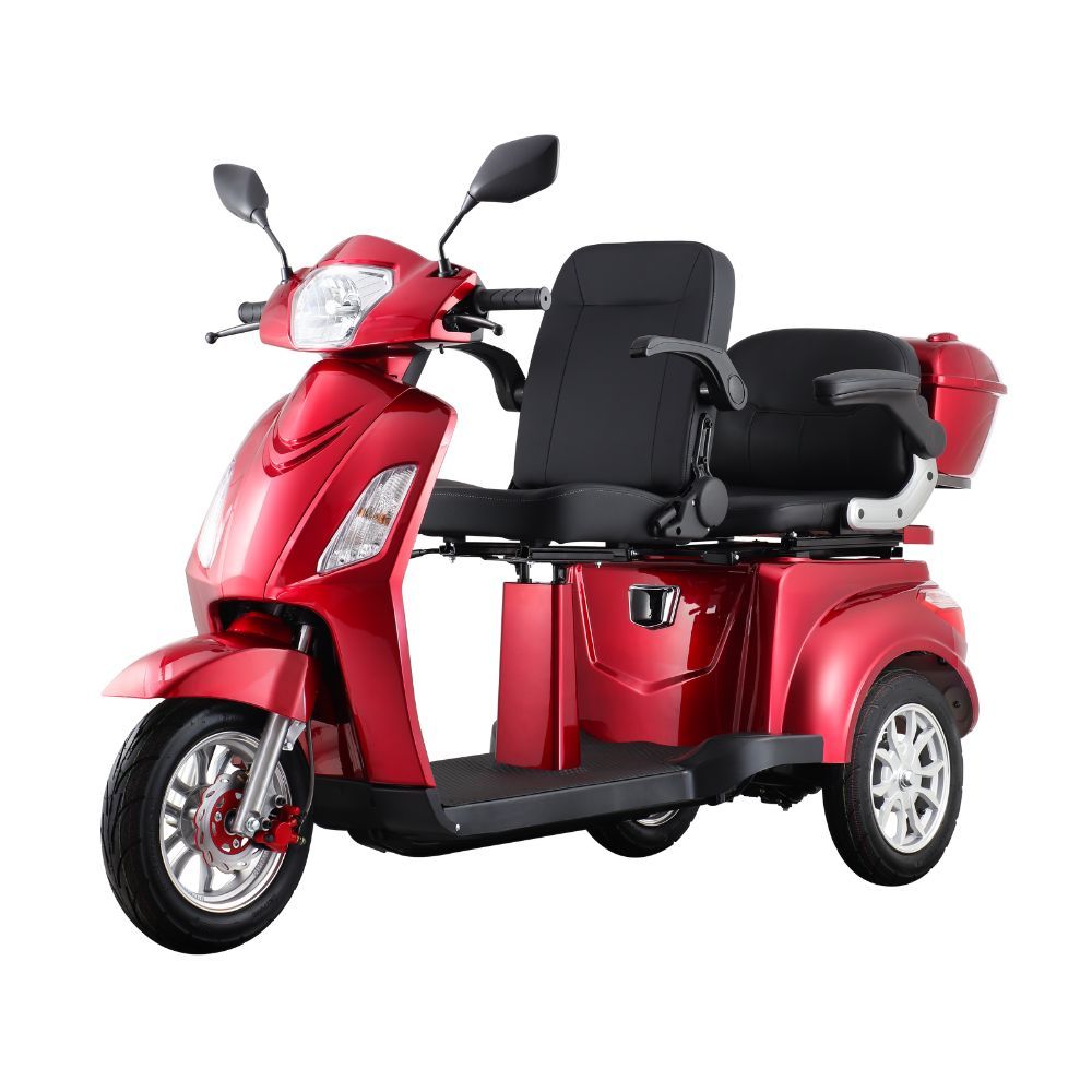 To-personers trehjuls elektrisk scooter – Zorica Duo