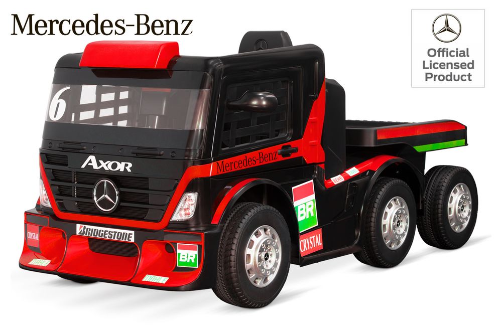 Mercedes Axor elbil barn 12V med tilhenger