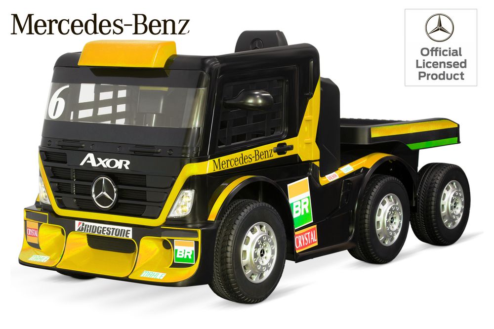 Mercedes Axor elbil barn 12V med tilhenger