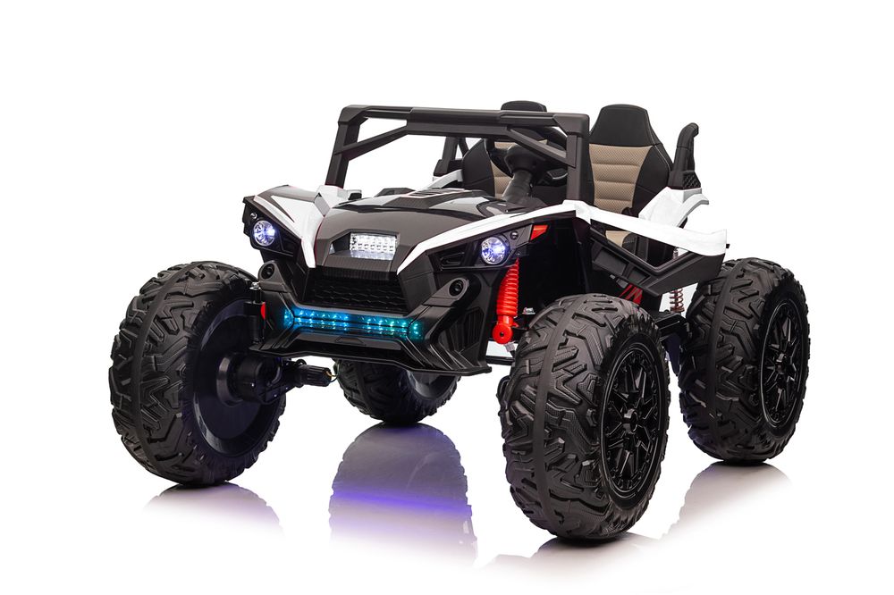 Monster UTV elbil barn 24V toseter med LED og RC