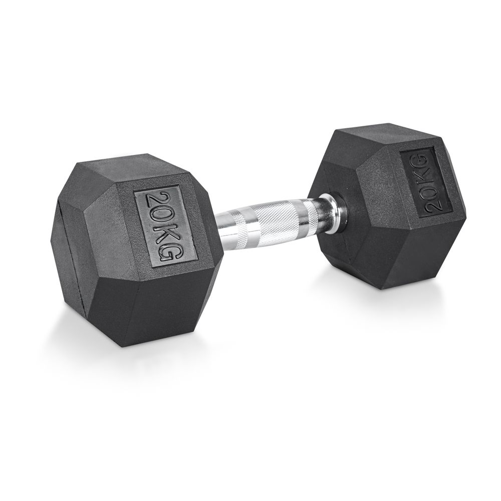 Hex Dumbbell TPU belegg inSPORTline Hexclusive 2 - 30 kg