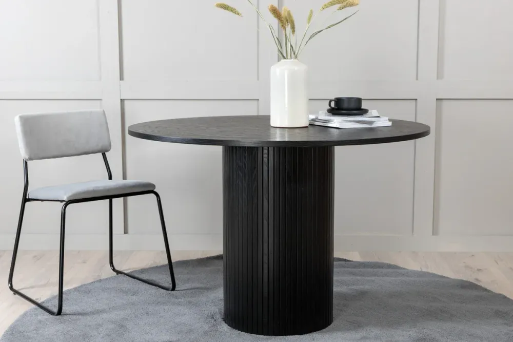 Bianca rundt spisebord – Ø110 cm