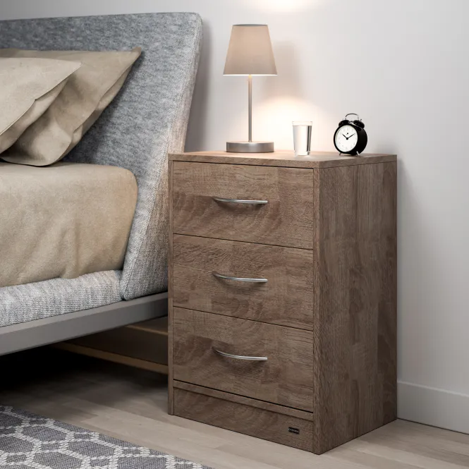 Hovedbilde CASARIA Nattbord Eloise 2 stk Sonoma Eik