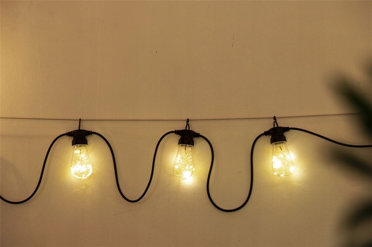 Lysslynge 20 m 20 LED - stemning ute