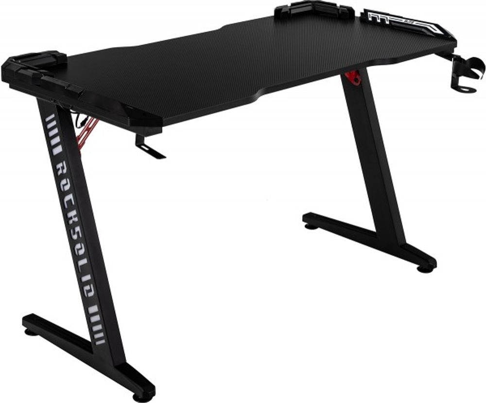 Gaming bord - Rocksolid 2.0 EVO carbon style - LED lys