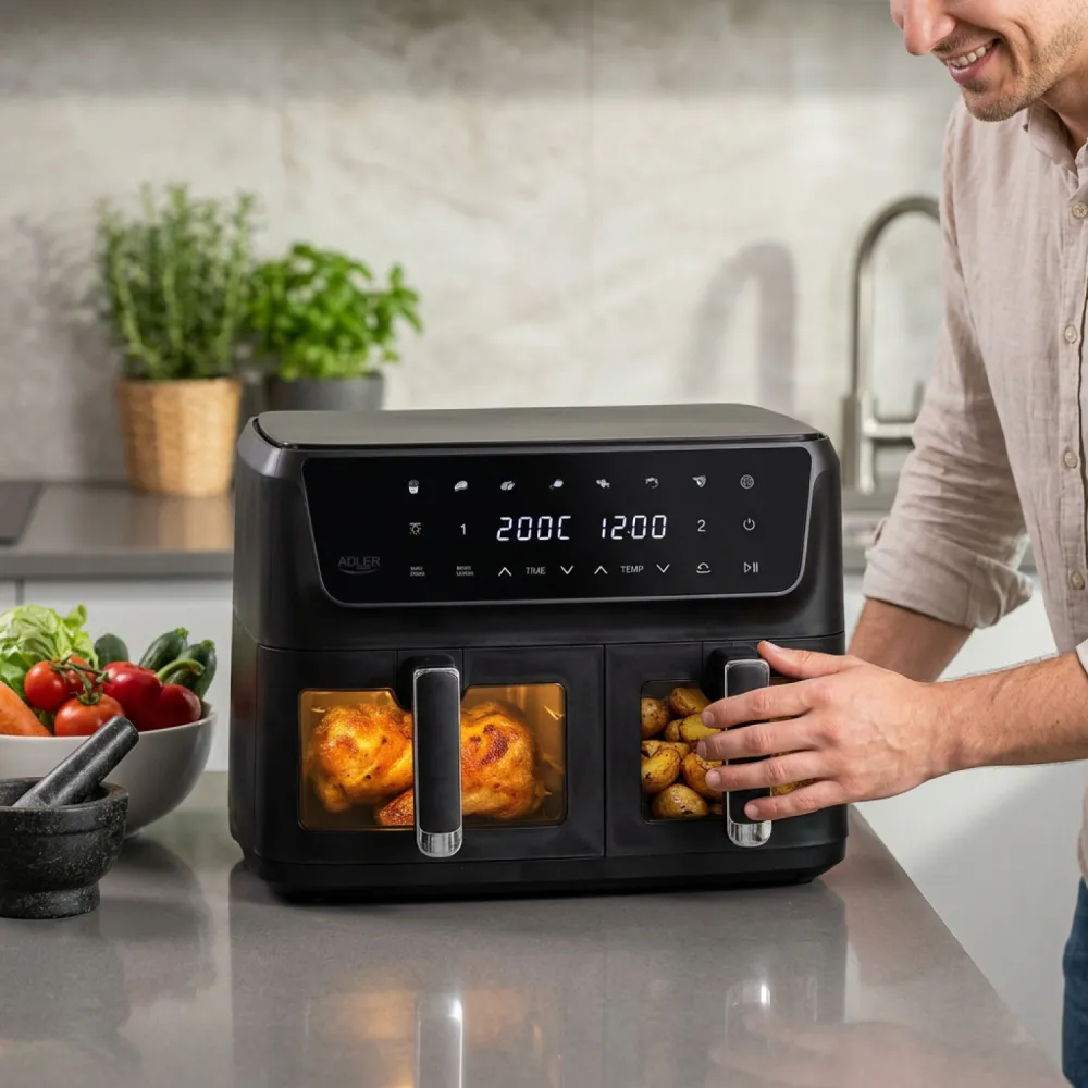 Dobbel airfryer 11L AD 6324 – Adler