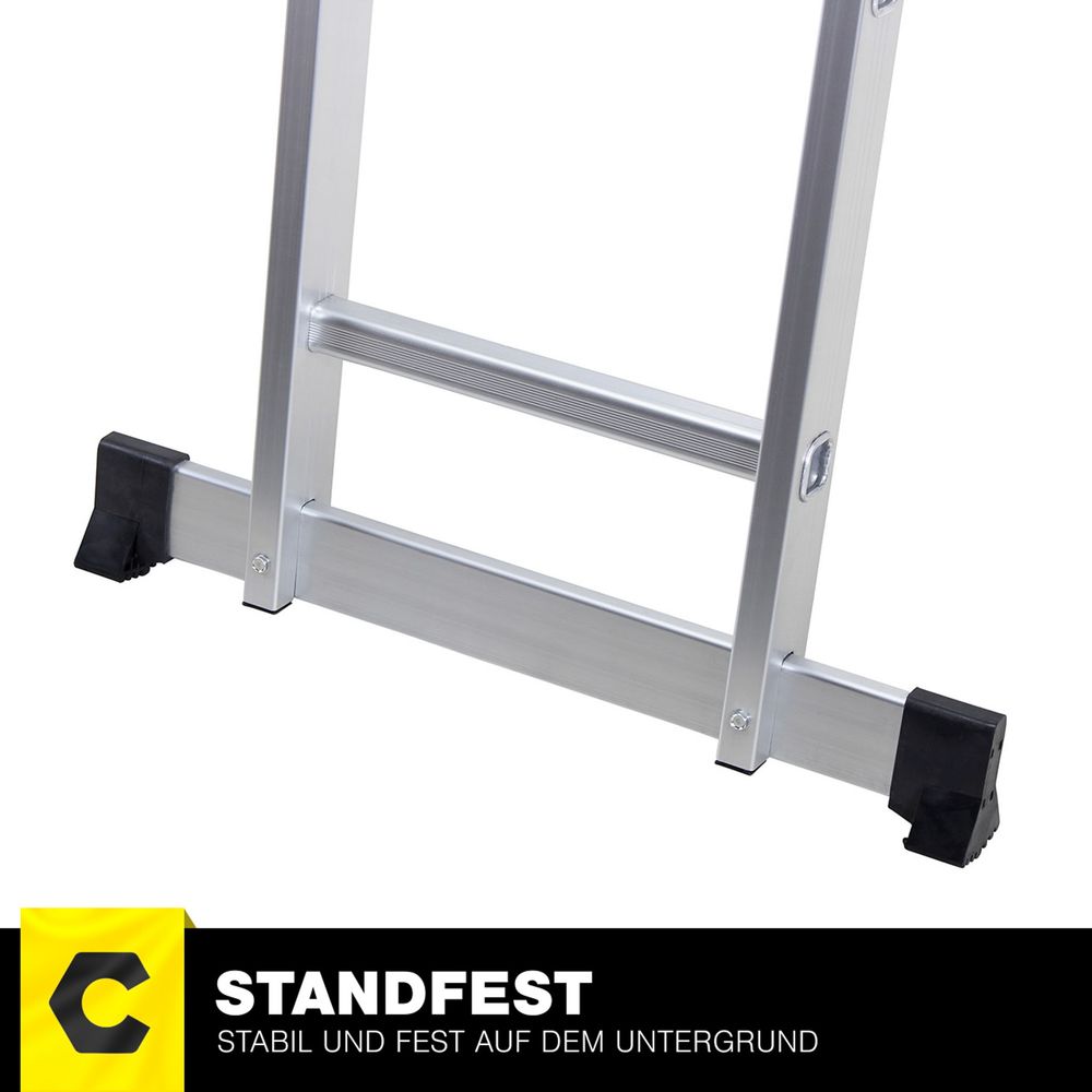Multifunksjonsstige 6 i 1 3,5 m aluminium