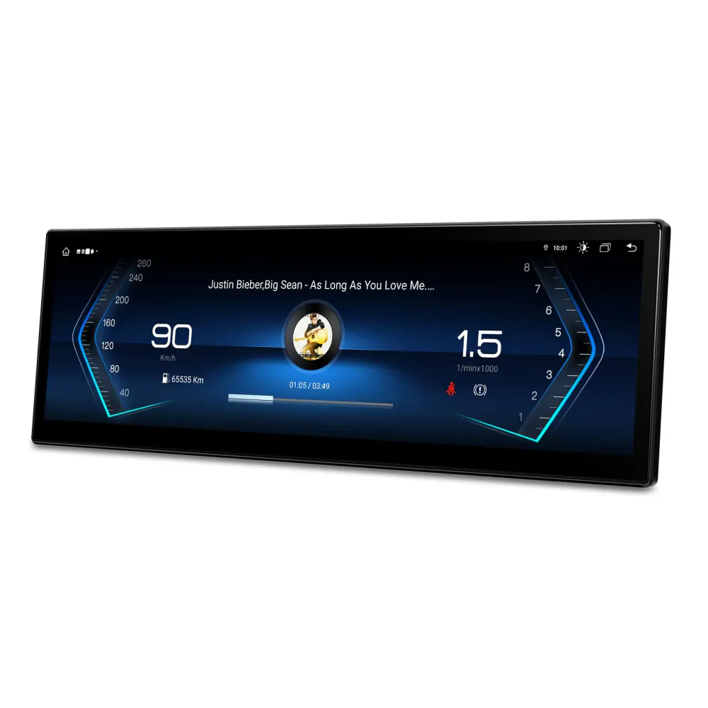 Android 14 14,9 tommer Skjerm for BMW 7-serie F01 F02 CIC