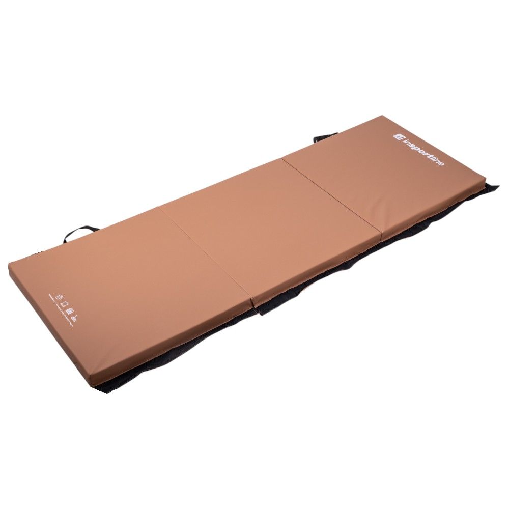 Sammenleggbar treningsmatte 180x60x5cm - Mocha Mousse