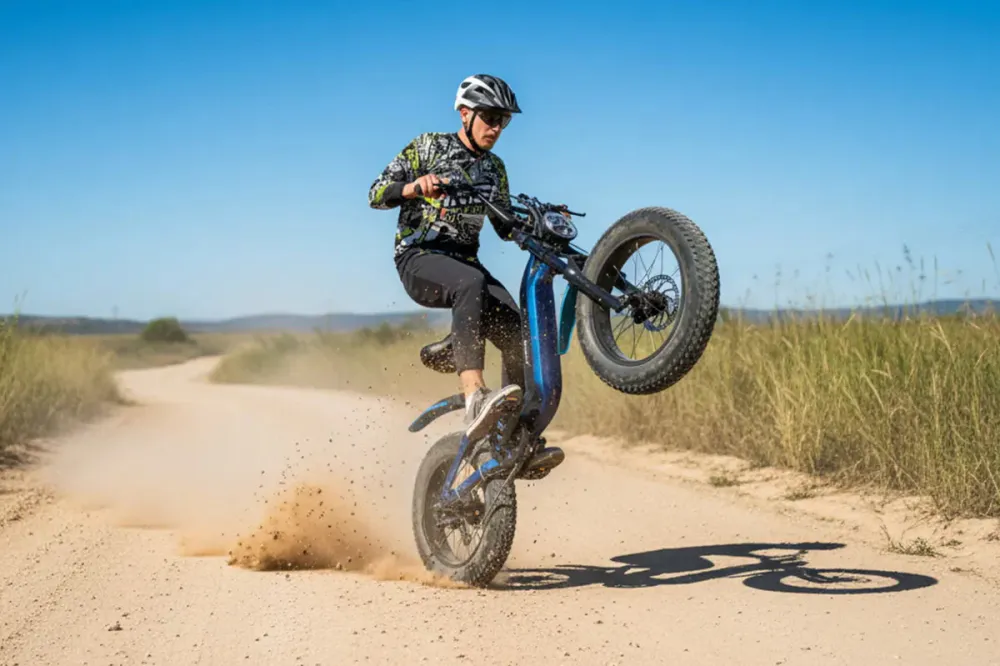 Jobobike Vortex Elektrisk fulldempet fatbike