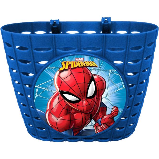 Hovedbilde Spiderman sykkelkurv for barn