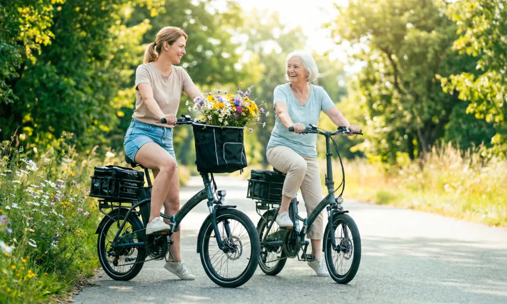 JOBOBIKE Sam – sammenleggbar elektrisk bysykkel - hydrauliske bremser
