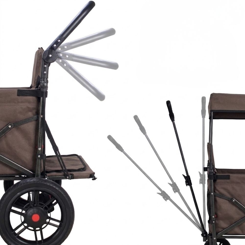Sammenleggbar transportvogn for barn 120 kg – inSPORTline StrollKidz